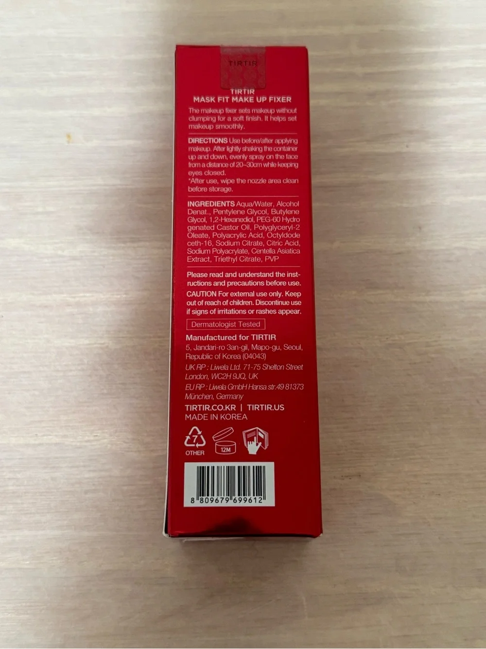 MASK FIT MAKEUP FIXER - NEW IN BOX